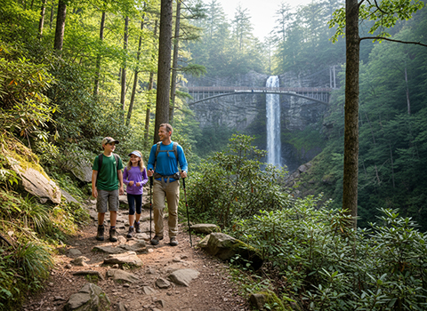 Raven Cliff Falls Trail
